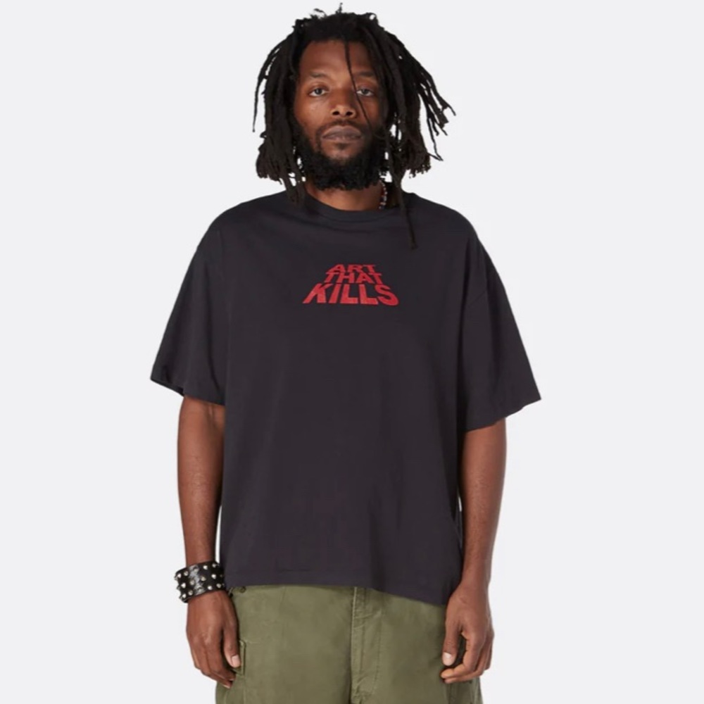 Gallery Dept Vintage Destroyed “ART THAT KILLS” T-Shirt MADE IN USA
